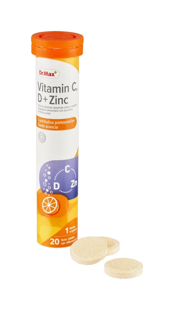 Dr. Max Vitamin C,D+Zn 20 Tb Eff 