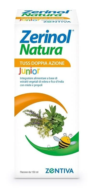 ZERINOL NATURA TUSS DOPPIA AZIONE JUNIOR SCIROPPO 150 ML