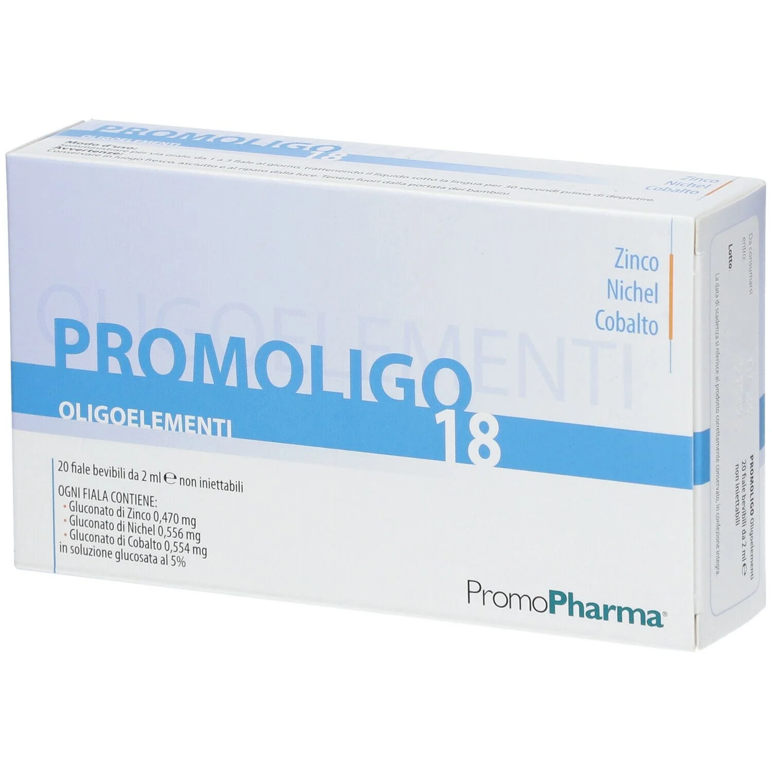 PROMOLIGO 18 ZN/NI/CO 20F 2ML