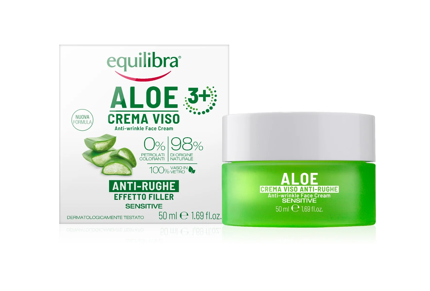 EQUILIBRA ALOE CREMA VISO ANTIRUGHE 50 ML