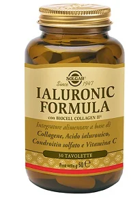 SOLGAR IALURONIC FORMULA 30 TAVOLETTE