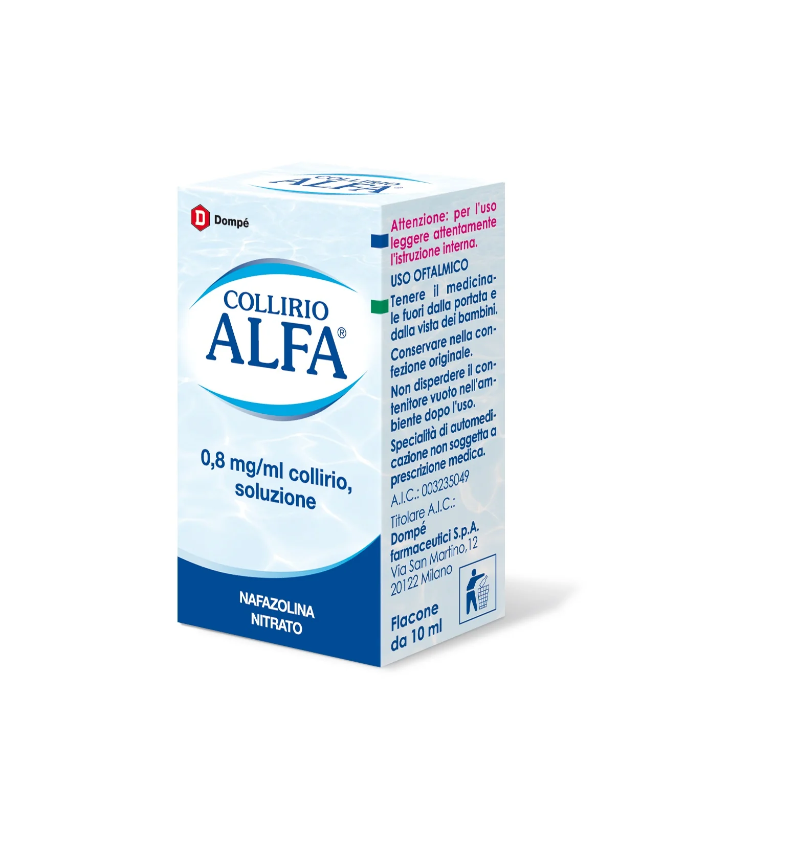 COLLIRIO ALFA DECONGESTIONANTE GOCCE 10ML