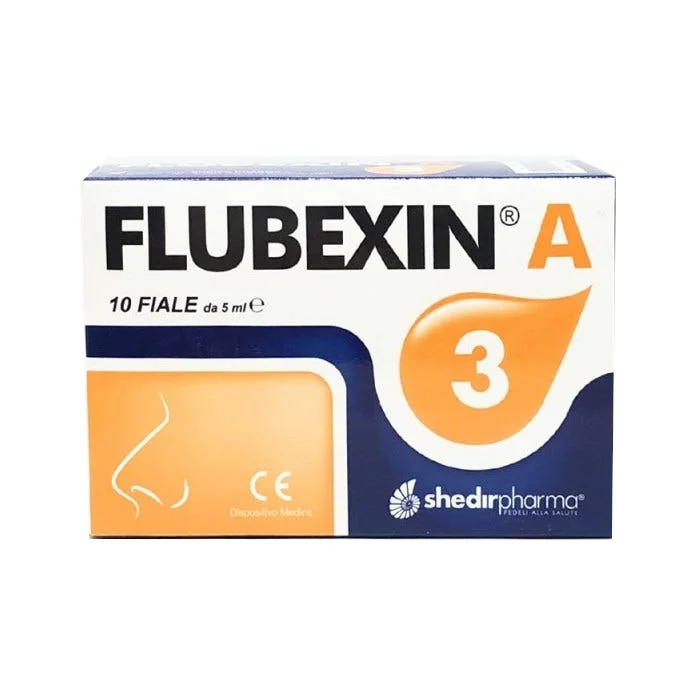 FLUBEXIN A 3 SOLUZIONE NASALE IPERTONICA 10 FIALE