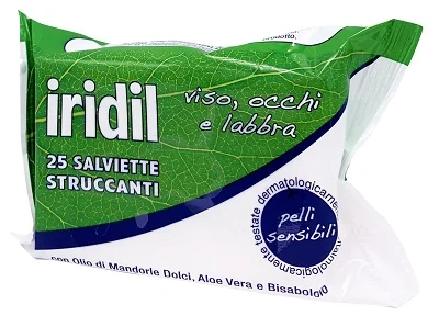 IRIDIL SALVIETTE STRUCCANTI VISO E OCCHI 25 PEZZI