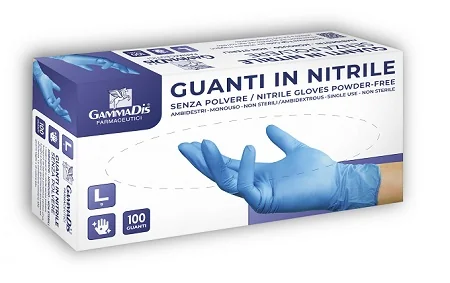 GUANTI NITRILE S/POLV S 100 PEZZI