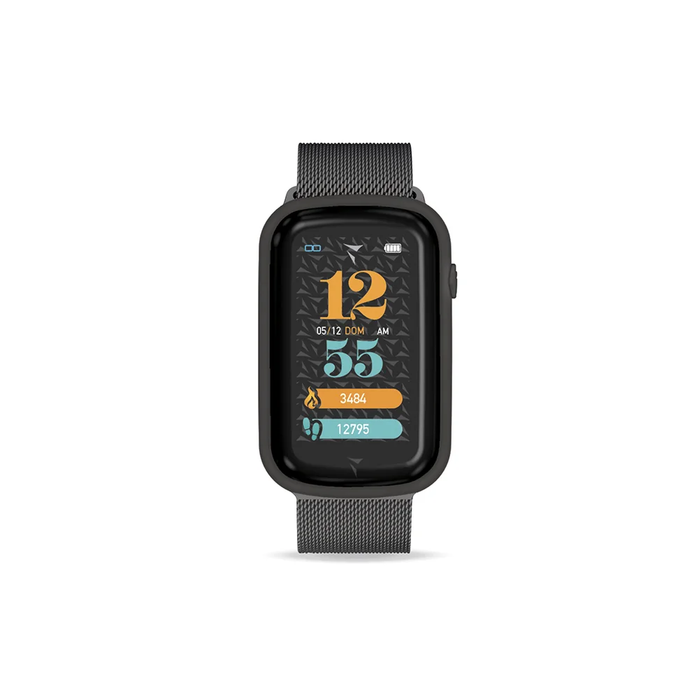 TECHMADE STEPS SMARTWATCH MAGLIA TOTAL BLACK