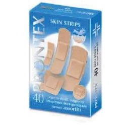 SAFETY PRONTEX SKIN STRIPS CEROTTI ASSORTITI 40 PEZZI