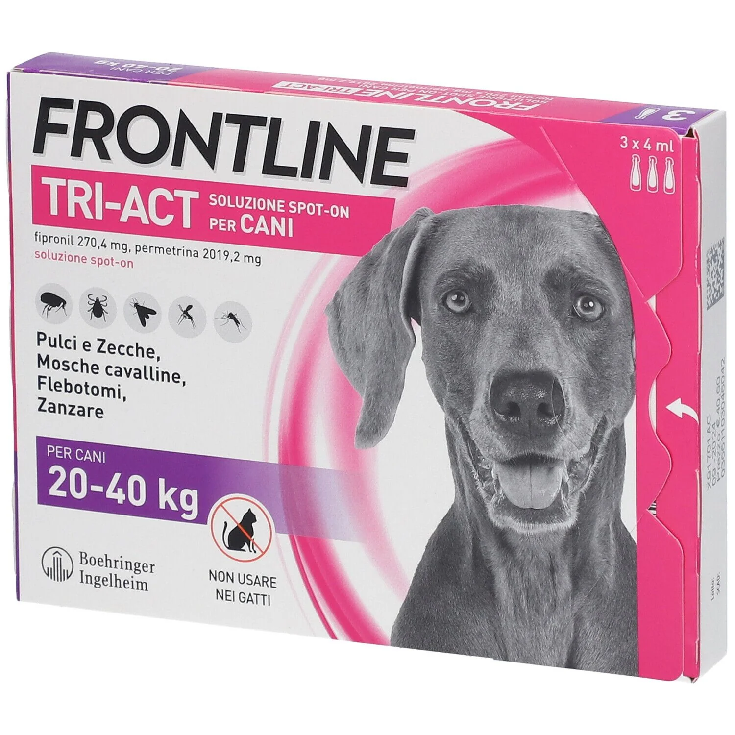 Frontline Triact 3 Pipette L 2040 Kg 