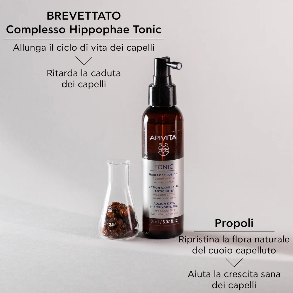 Apivita Hair Loss Lotion Hippophae Tc/Lupine Protein 150 Ml Anti Caduta