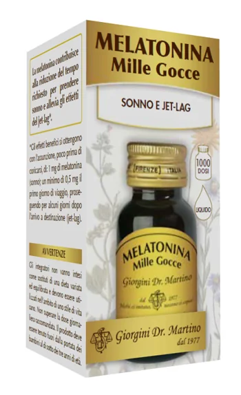 DR. GIORGINI MELATONINA MILLE GOCCE INTEGRATORE PER IL SONNO 30 ML