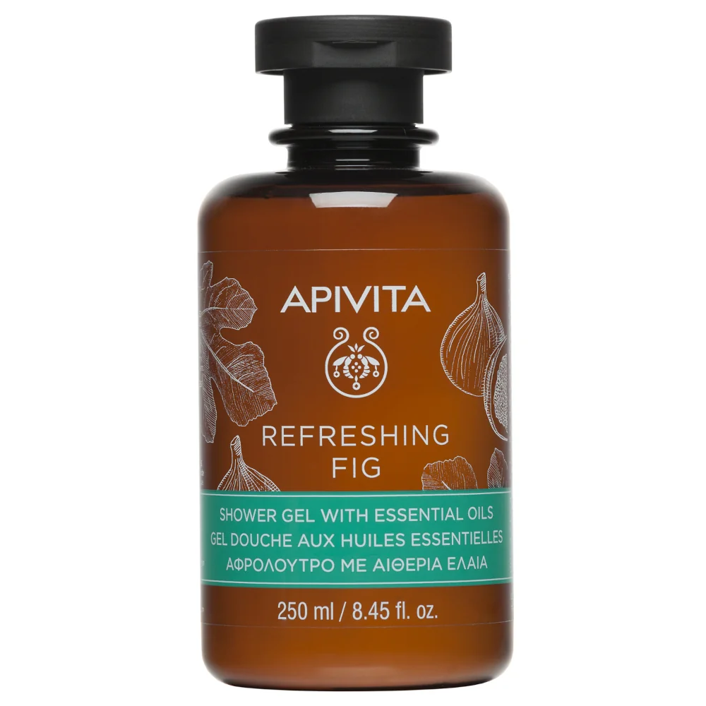 Apivita Refreshing Fig Shower Gel 250 Ml Con Oli Essenziali