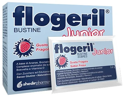 FLOGERIL JUNIOR INTEGRATORE ALLA FRAGOLA 20 BUSTINE