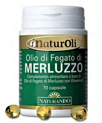 NATURANDO OLIO DI FEGATO MERLUZZO INTEGRATORE 70 CAPSULE