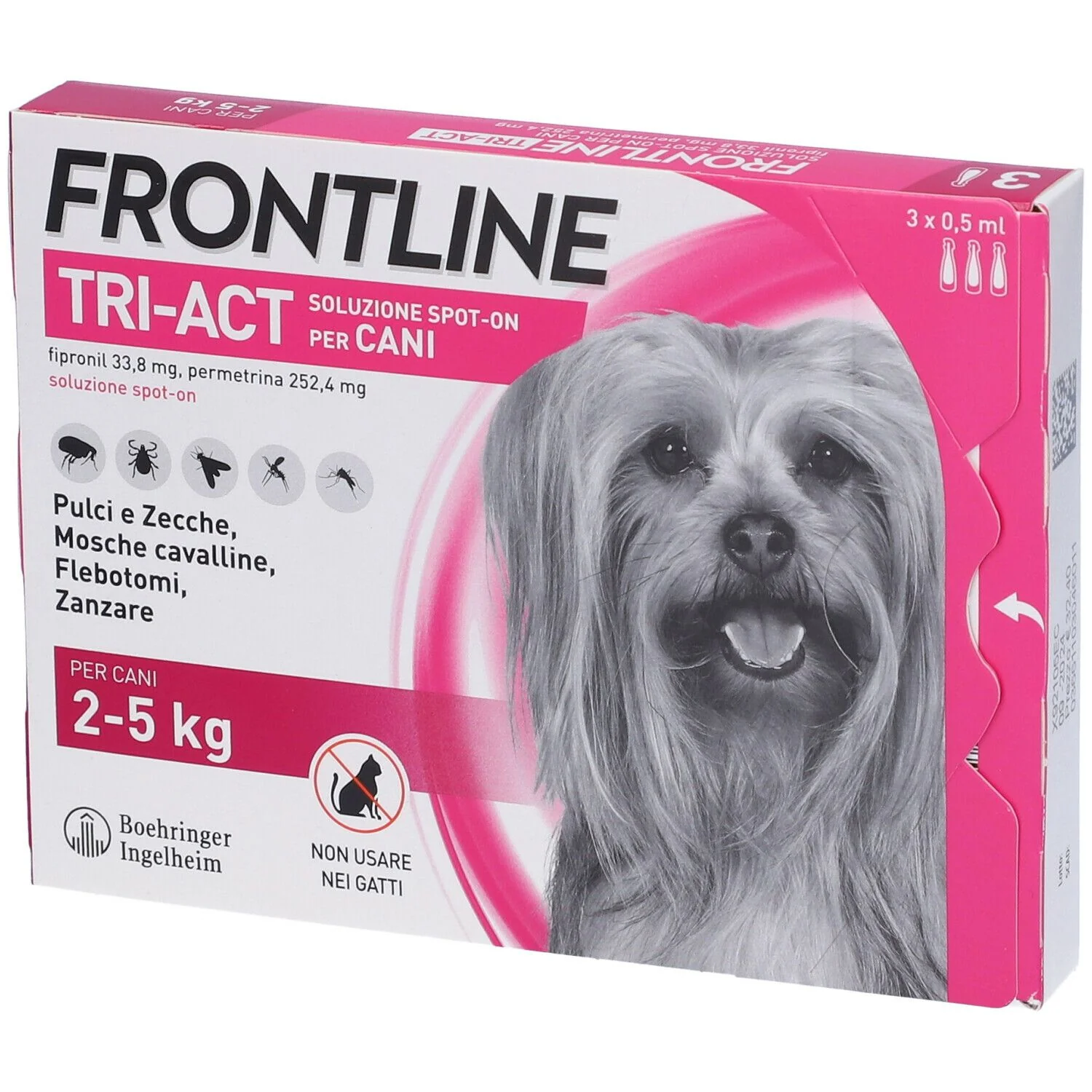 FRONTLINE TRIACT 3 PIPETTE XS 25 KG