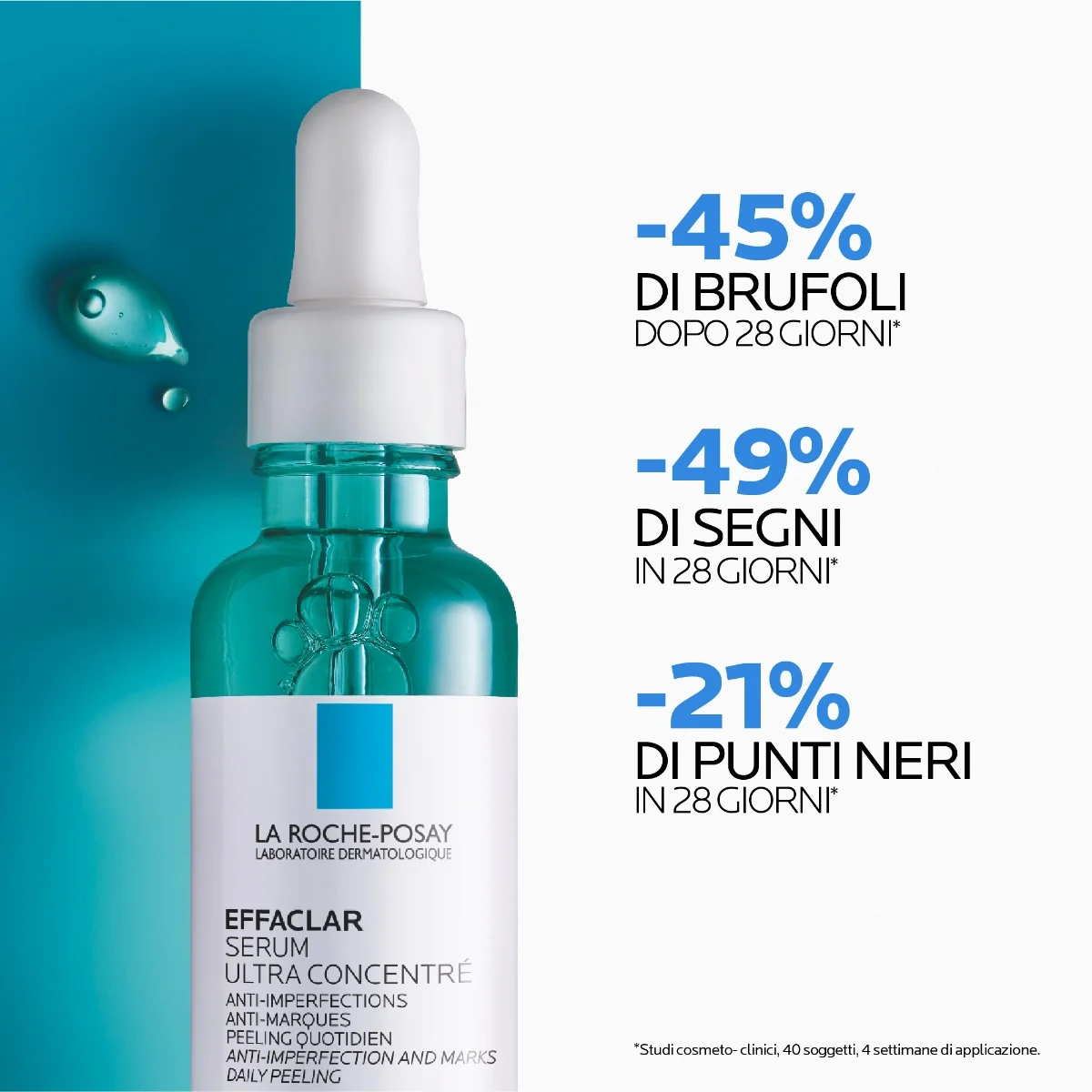 La Roche Posay Effaclar Siero Peeling Ultraconcentrato 30 ml Anti Imperfezioni Anti Macchie