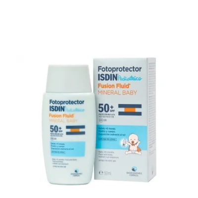 FOTOPROTECTOR ISDIN FUSION FLUIDO MINERALE BABY PEDIATRICS SPF 50 PROTEZIONE BAMBINI 50 ML