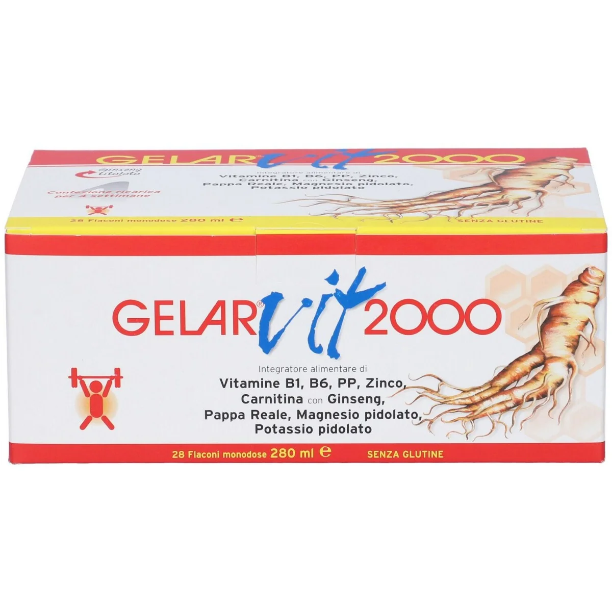 GELARVIT 2000 INTEGRATORE TONICO-ENERGETICO 28 FLACONI DA 10 ML