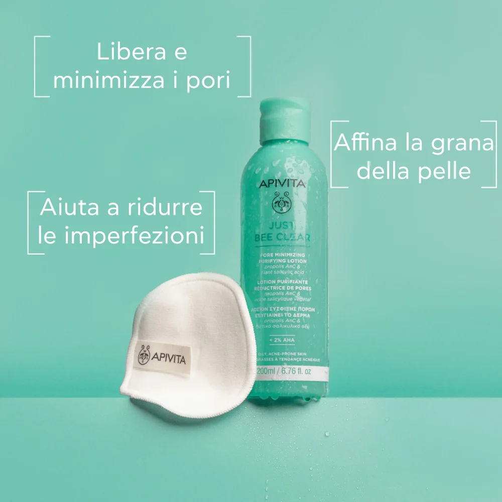 Apivita Just Bee Clear Lotion 200 ml Lozione Purificante