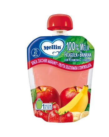 MELLIN POUCH MELA/FRAGOLA/BANANA 90 G