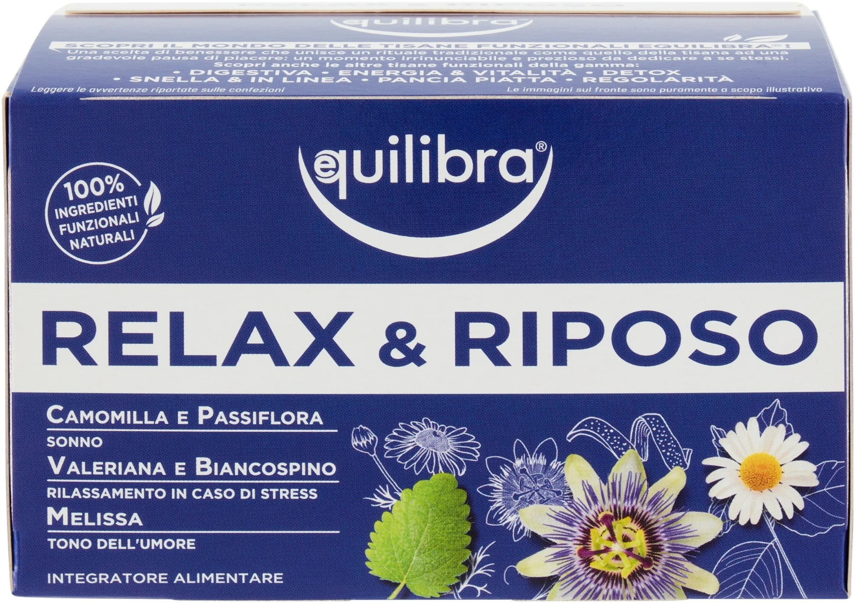 EQUILIBRA TISANA RELAX E RIPOSO 15 FILTRI