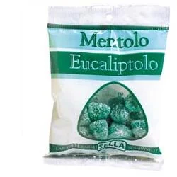 SELLA MENTOLO EUCALIPTO CARAMELLE PER LA GOLA BUSTA