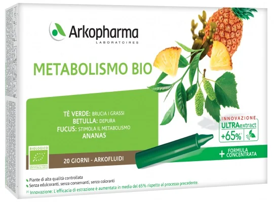 ARKOPHARMA METABOLISMO BIO 20 FLACONCINI