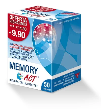 MEMORY ACT INTEGRATORE PER LA MEMORIA 50 COMPRESSE