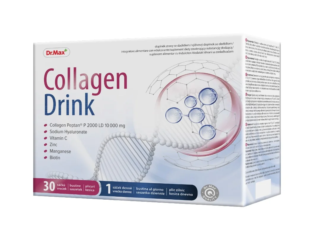 Dr.Max Collagen Drink 30 Bustine Integratore di Collagene