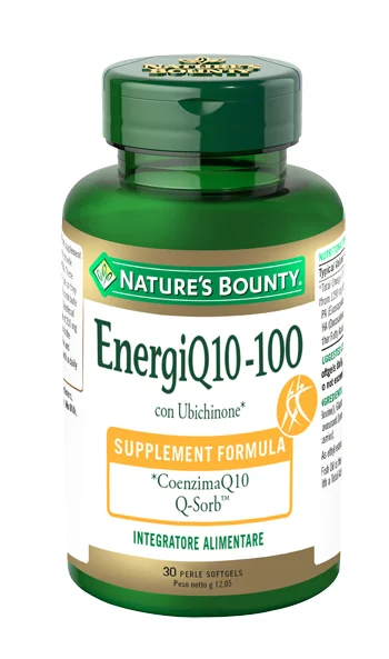 NATURE'S BOUNTY ENERGIQ10-100 30 PERLE