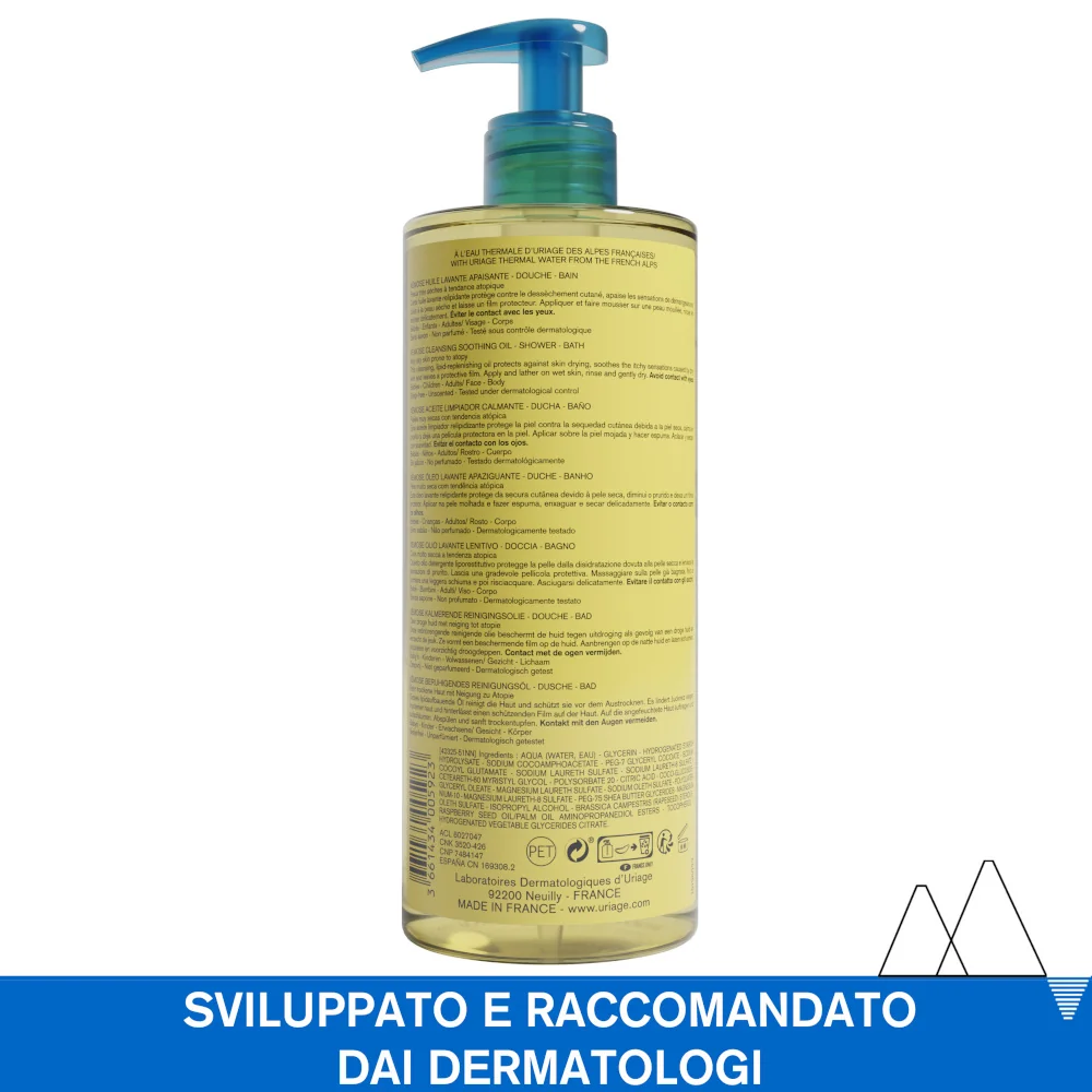 Uriage Xèmose Olio Lavante Lenitivo Doccia e Bagno 500 ml 