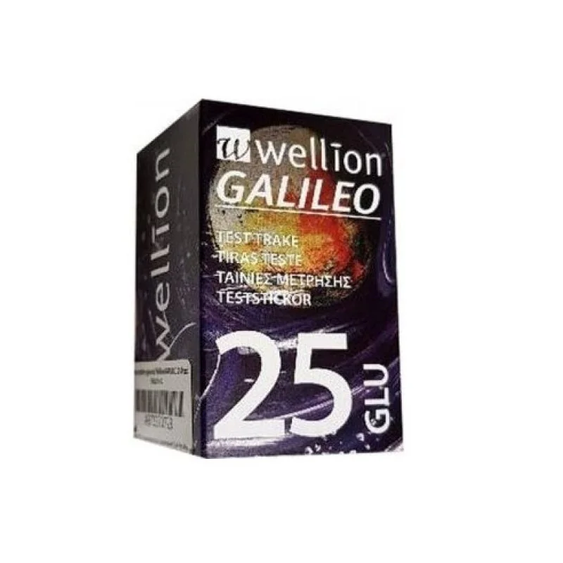 WELLION GALILEO STRIPS 25 GLIC