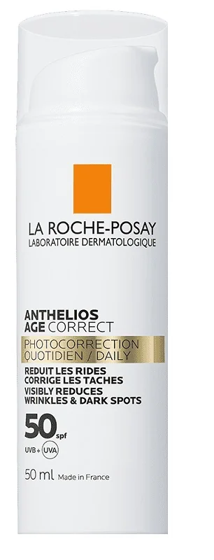 La Roche Posay Anthelios Age Correct Crema Solare SPF 50 50 ml Trattamento Foto-Correttivo