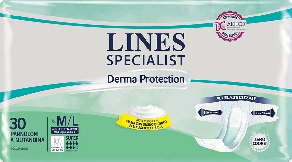 LINES SPEC DERMA P. MUT SUPER M/L x30