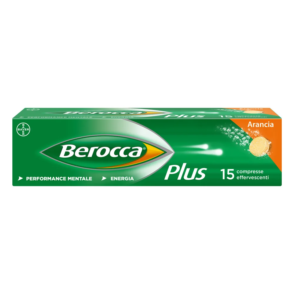 BEROCCA PLUS INTEGRATORE VITAMINE MINERALI 15 COMPRESSE EFFERVESCENTI