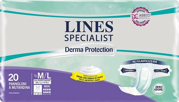 LINES SPECIALIST DERMA MAXI M/L 20 PEZZI