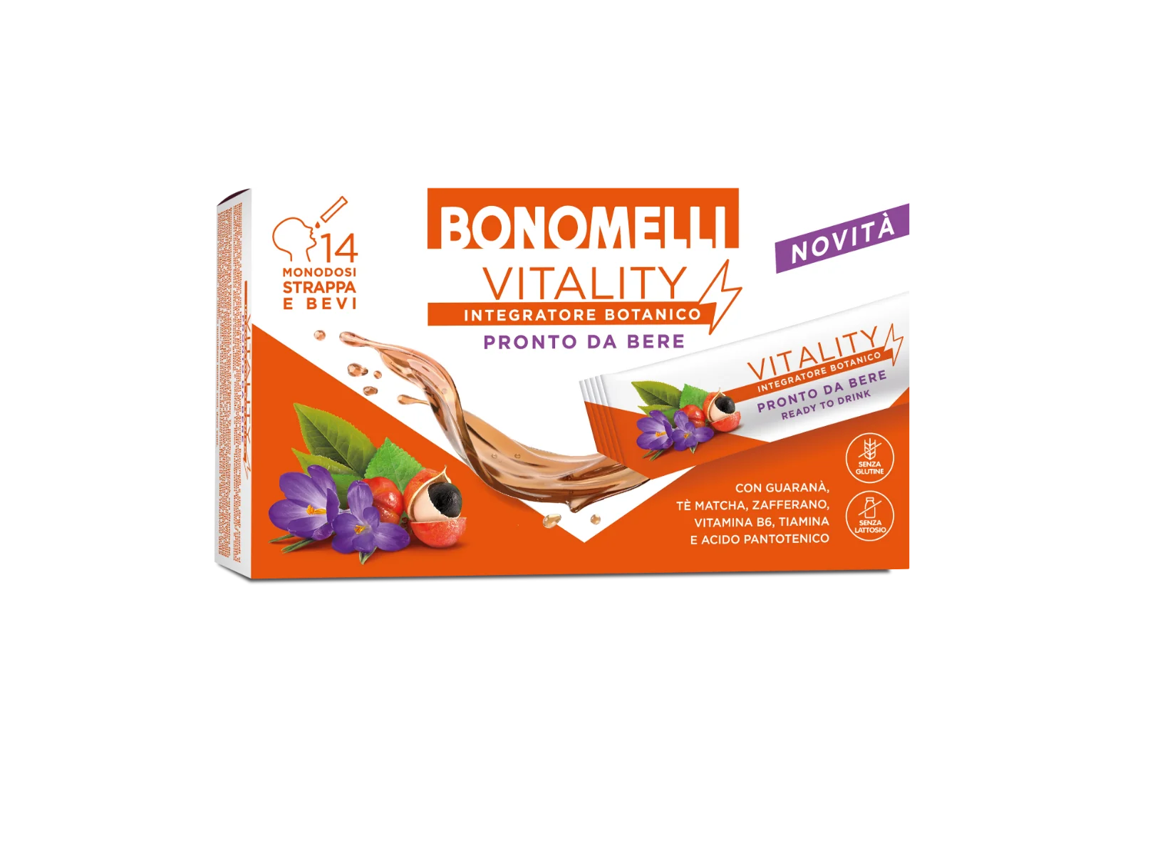 INTEGRATORE BOTANICO BONOMELLI VITALITY - 14 STICK