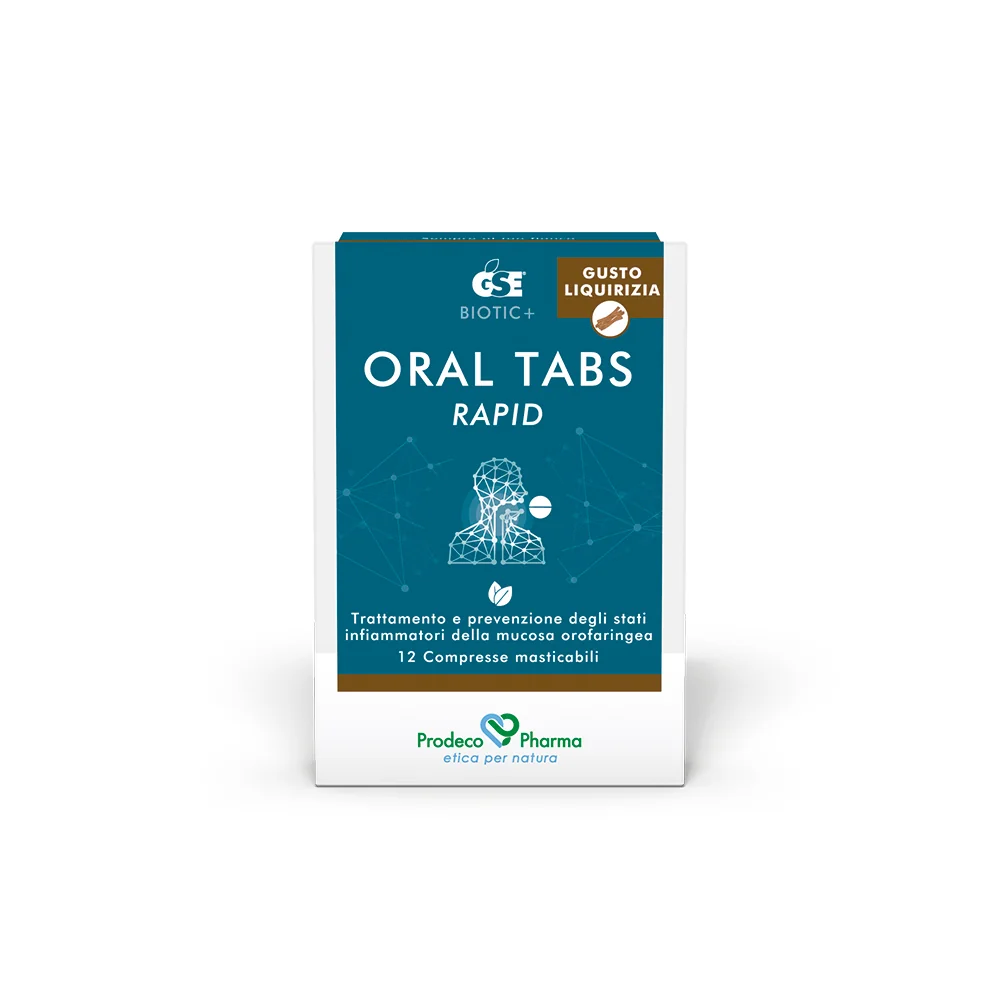 Gse Oral Tabs Rapid 12 compresse Infiammazione della gola