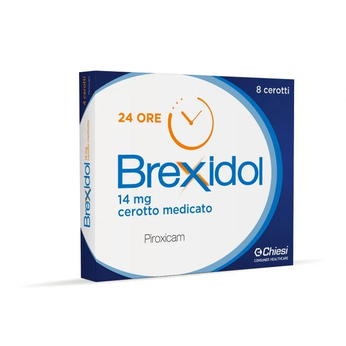 BREXIDOL 14 MG PIROXICAM 8 CEROTTI MEDICATI