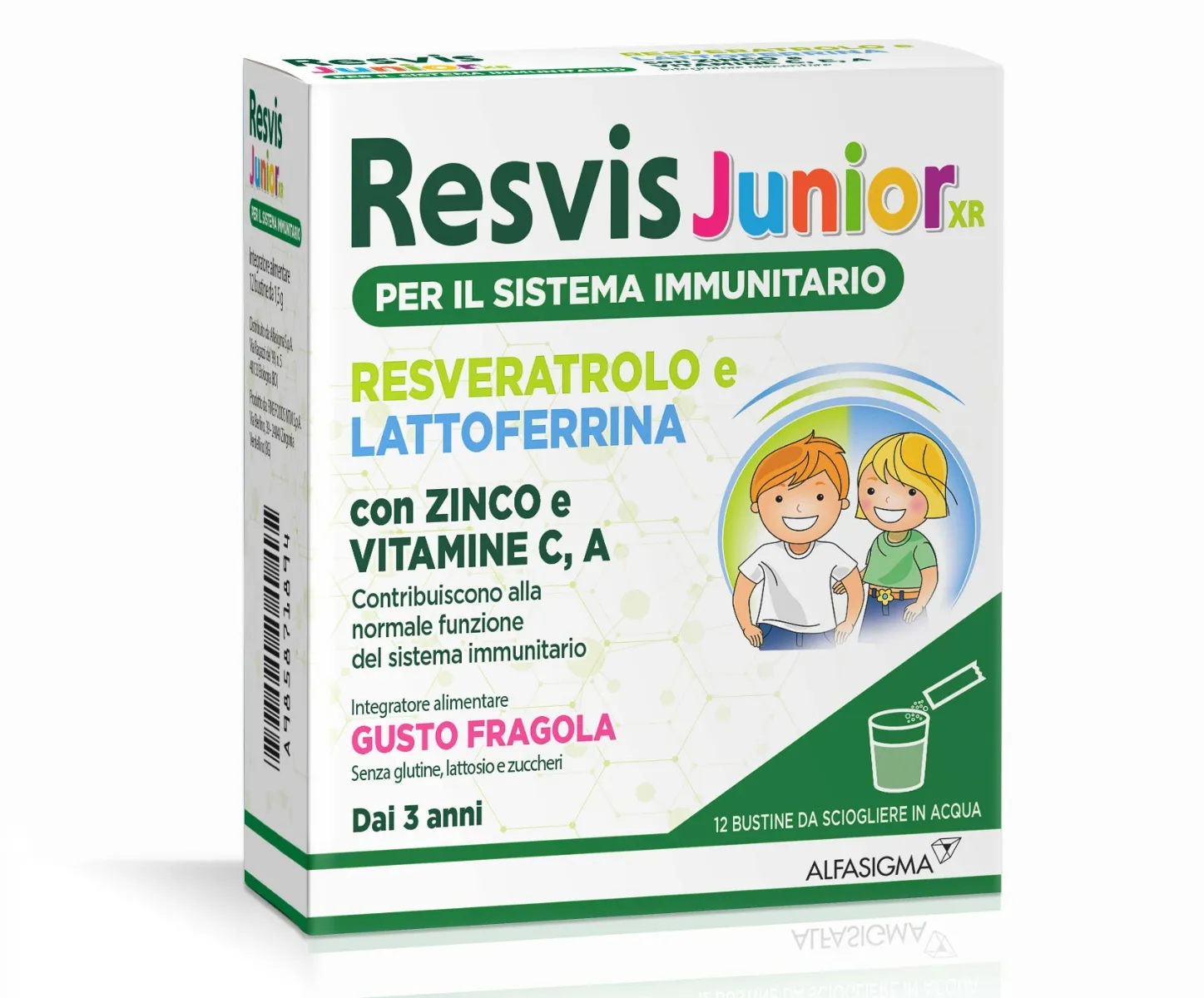 Resvis Junior XR 12 Bustine Per il Sistema Immunitario dei Bambini