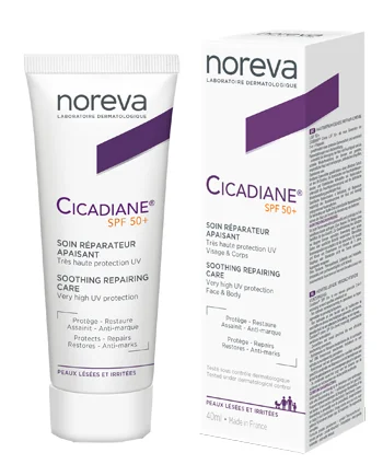 NOREVA CICADIANE SPF50+ CREMA 2IN1 PROTETTIVA E RIPARATRICE VISO E CORPO 40 ML