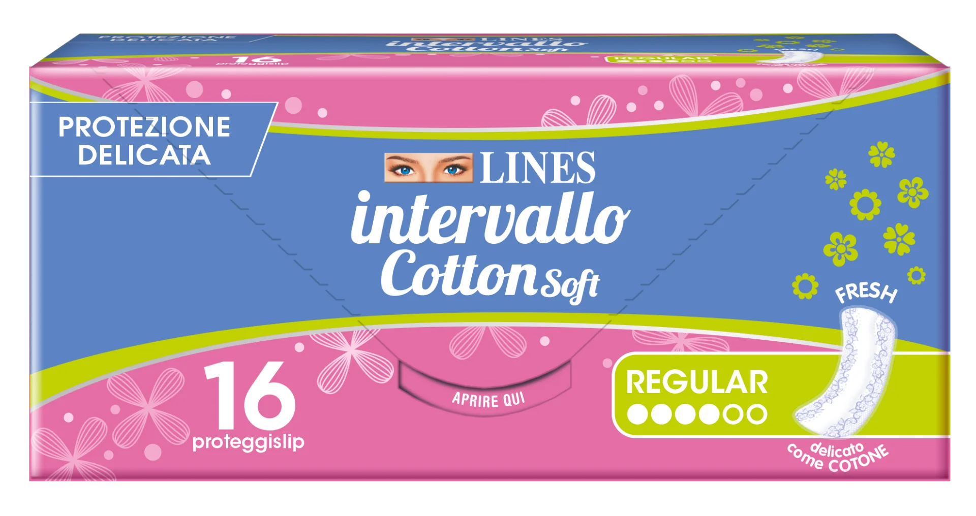 LINES PROTEGGISLIP INTERVALLO COTTON DISTESI 16 PEZZI