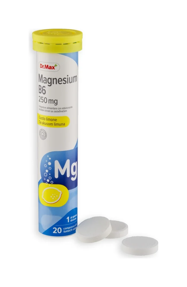 Dr. Max Magnesium B6 Tbl Eff, 20Tbl Magnesio