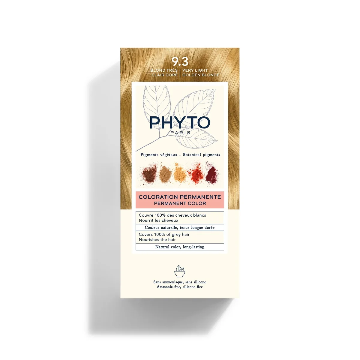 PHYTO PHYTOCOLOR 9.3 BIONDO CHIARISSIMO DORATO COLORAZIONE PERMANENTE SENZA AMMONIACA