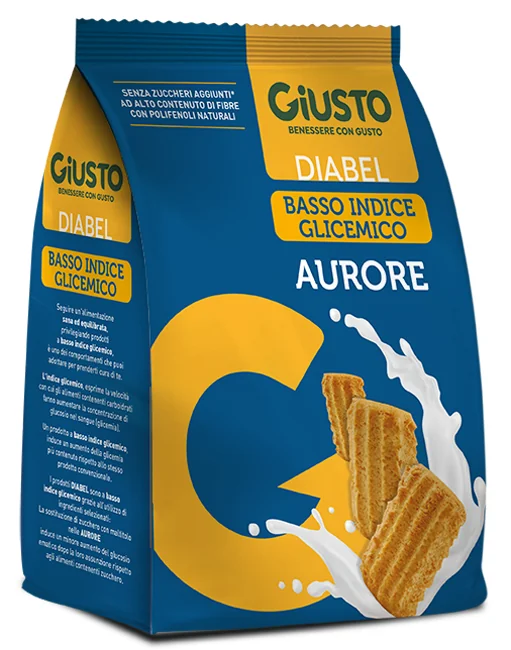 Giusto Diabel Aurore Biscotti 150 g A basso indice glicemico