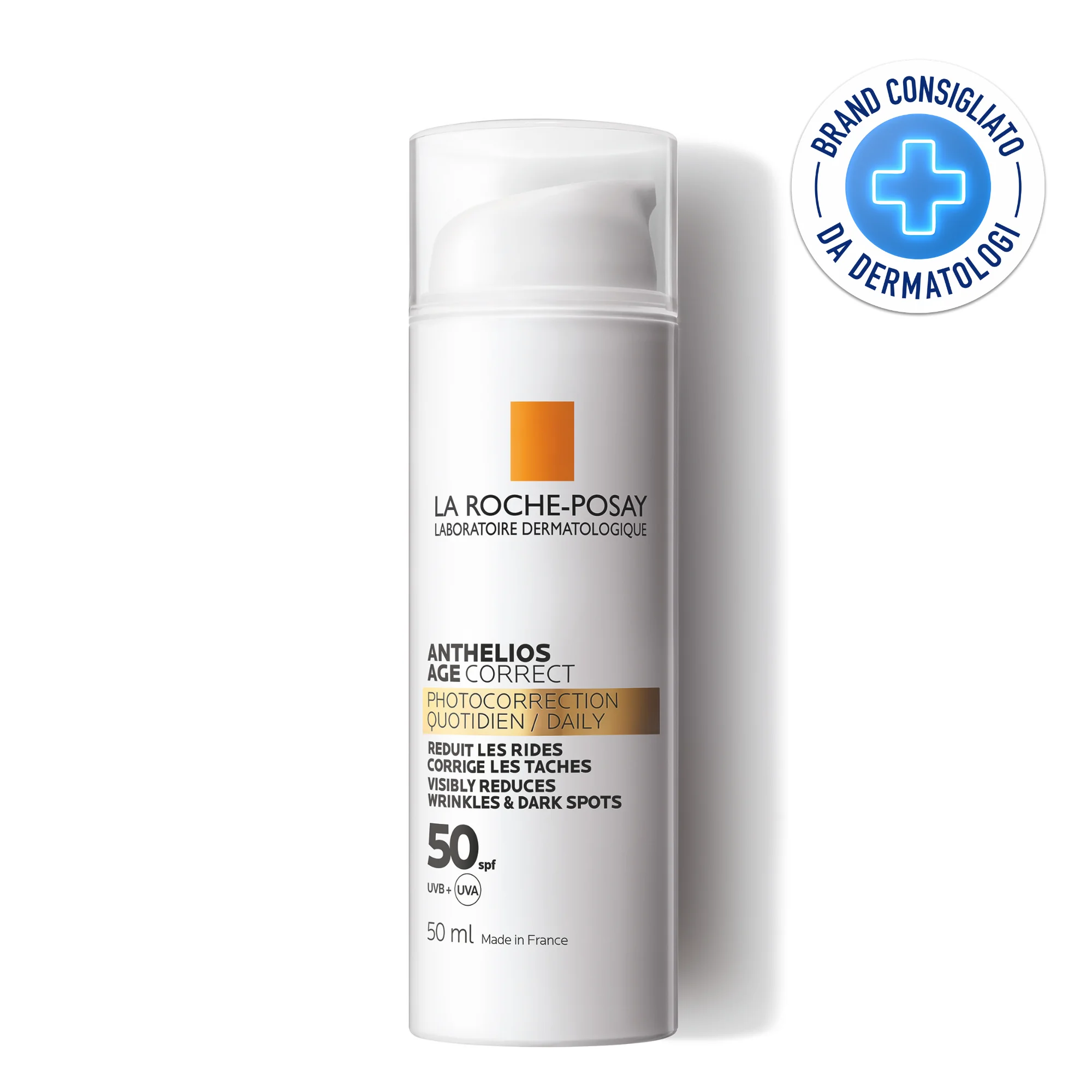 La Roche Posay Anthelios Age Correct Crema Solare SPF 50 50 ml Trattamento Foto-Correttivo