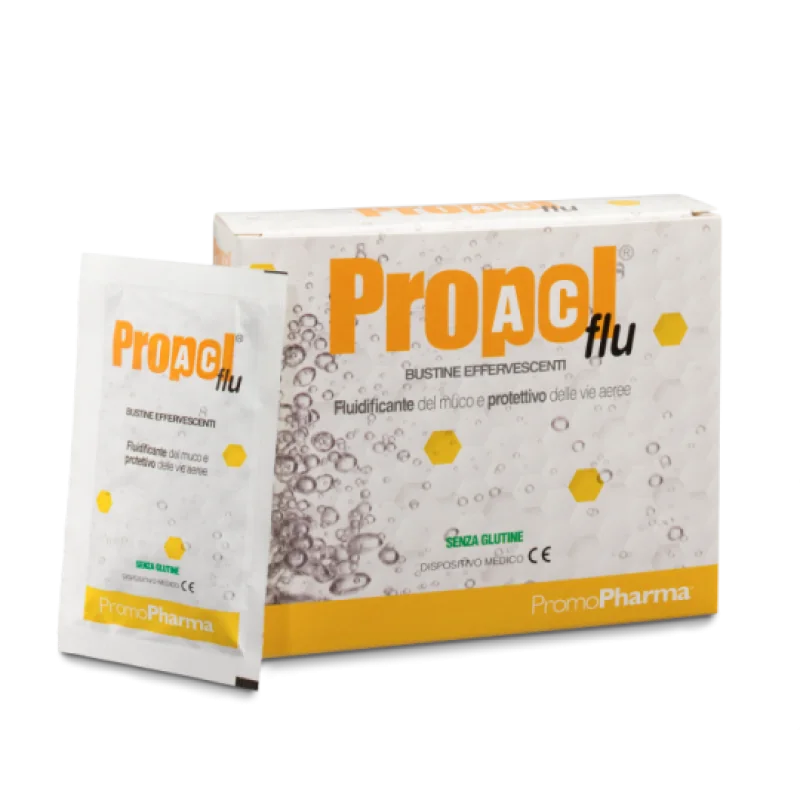 PROMOPHARMA PROPOL AC FLU 10 BUSTINE EFFERVESCENTI