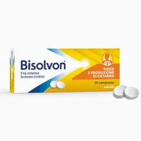 Bisolvon 8 mg Bromexina Cloridrato 20 Compresse