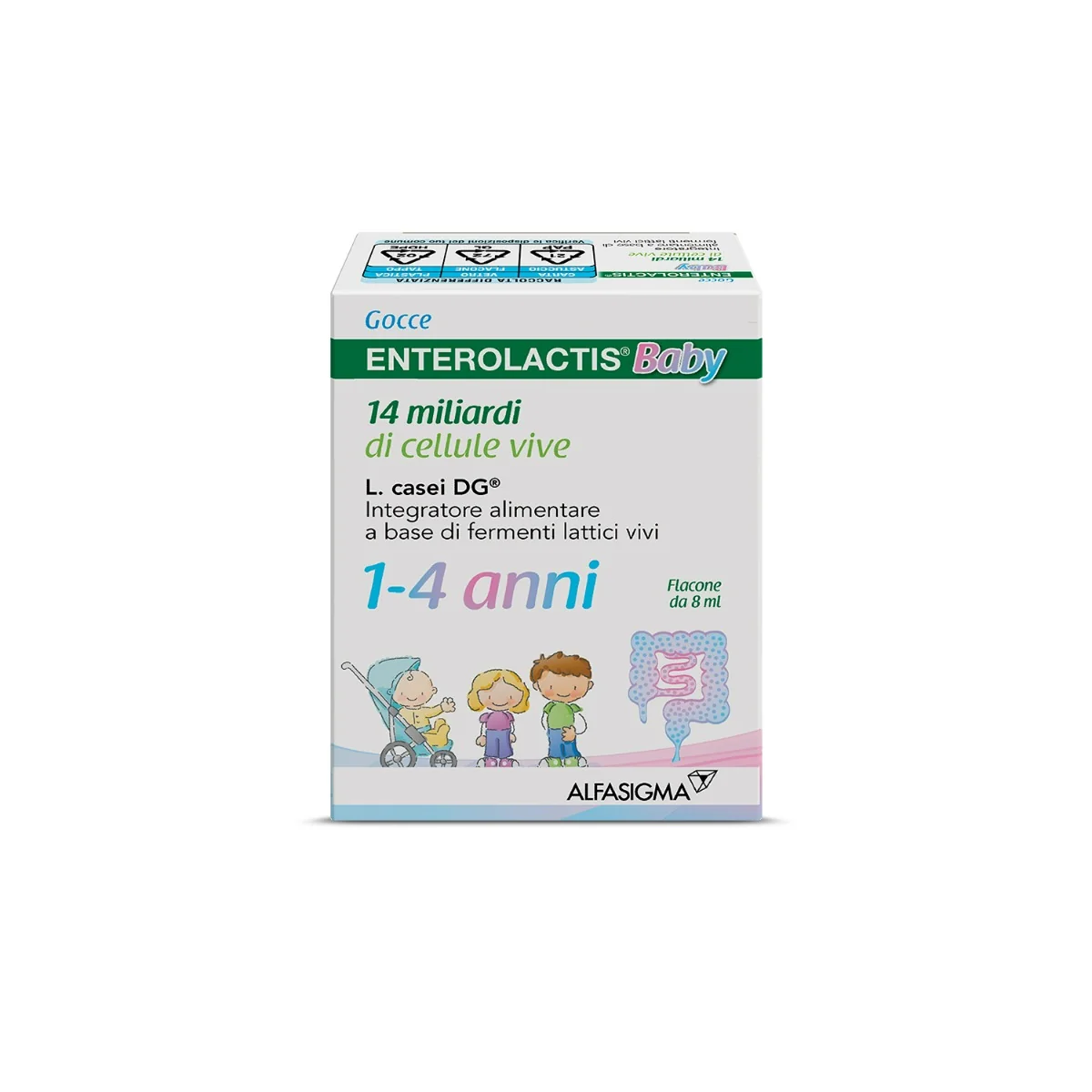 Enterolactis Baby Gocce 8 ml Integratore Di Fermenti Lattici