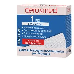 CEROXMED SENSITIVE FIX GARZA DA MEDICAZIONE M 5X5 CM