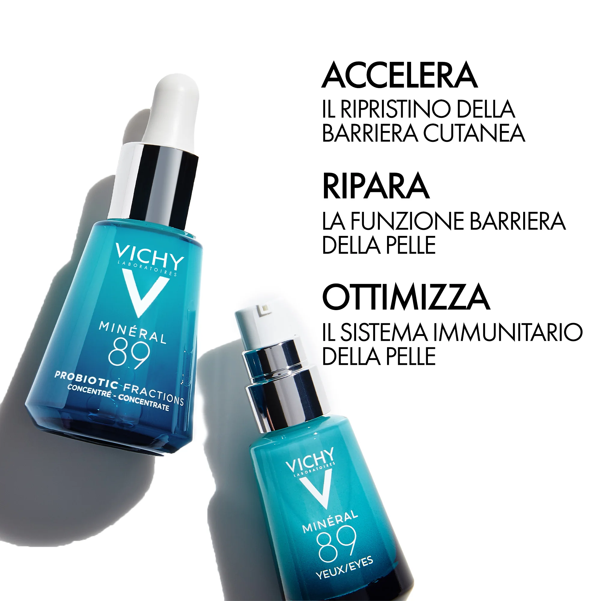 Vichy Minéral 89 Probiotic Fractions Concentrato 30 ml Rigenerante Riparatore